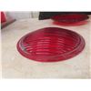 Image 3 : Four Railroad Crossing Glass Lenses, 8 1/4" Diameter