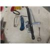Image 7 : Assorted Hand Tools Including Screwdrivers, Pliers, Wrenches, Wire Strippers, Chisels, Pipe Cutter,