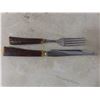 Image 8 : Bravetti Deep Fryer 12-Piece Matching Fork And Steak Knife Set, Anchor And Pyrex Covered Bowls