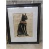 Image 6 : Three Framed Cat Pictures, Largest Measuring 20" x 24"