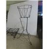 Image 2 : Plant Stand Measuring 31" Tall Two Hanging Plant Holders