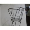 Image 3 : Plant Stand Measuring 31" Tall Two Hanging Plant Holders
