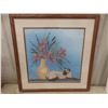 Image 2 : Two Petit Point Cat Pictures, Brass Cat-Themed Key Holder And More
