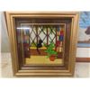 Image 5 : Two Petit Point Cat Pictures, Brass Cat-Themed Key Holder And More