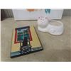 Image 8 : Two Petit Point Cat Pictures, Brass Cat-Themed Key Holder And More