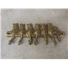 Image 9 : Two Petit Point Cat Pictures, Brass Cat-Themed Key Holder And More