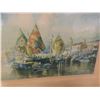 Image 7 : Five Framed Pictures, Largest Measuring 22 1/2" x 10 1/2", Including Foil-Style Artwork
