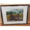 Image 8 : Five Framed Pictures, Largest Measuring 22 1/2" x 10 1/2", Including Foil-Style Artwork