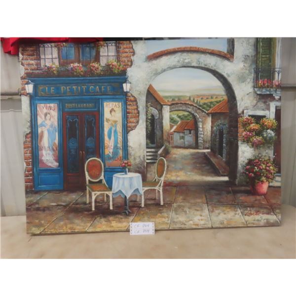 Picture on Canvas, 33" x 45"