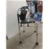 Image 1 : Medical Walker With Seat and Wheel Attachment