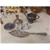 Image 3 : Assorted Brass Candlestick Holders, Copper Pots, and More