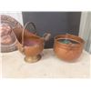 Image 4 : Assorted Brass Candlestick Holders, Copper Pots, and More