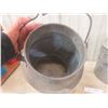 Image 5 : Vintage Galvanized Milk Can with CNR Stamp and CPR Oil Can