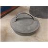 Image 6 : Vintage Galvanized Milk Can with CNR Stamp and CPR Oil Can