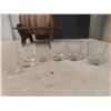 Image 5 : Barrel Decanter Set with Glasses, Scotty Dog Pitcher, and Blue Jays Glassware