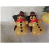 Image 4 : Christmas Décor: Vintage Snowman Lights, Tree Top Ornament, New Victorian Santa Polystone Ornaments,