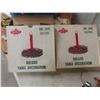 Image 6 : Christmas Décor: Vintage Snowman Lights, Tree Top Ornament, New Victorian Santa Polystone Ornaments,