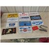 Image 1 : Assorted License Plates and Chrome Auto Emblems