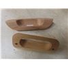 Image 4 : Assorted Wood and Brass-Coloured Cabinet Pulls and Corner Pieces
