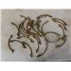 Image 7 : Assorted Wood and Brass-Coloured Cabinet Pulls and Corner Pieces