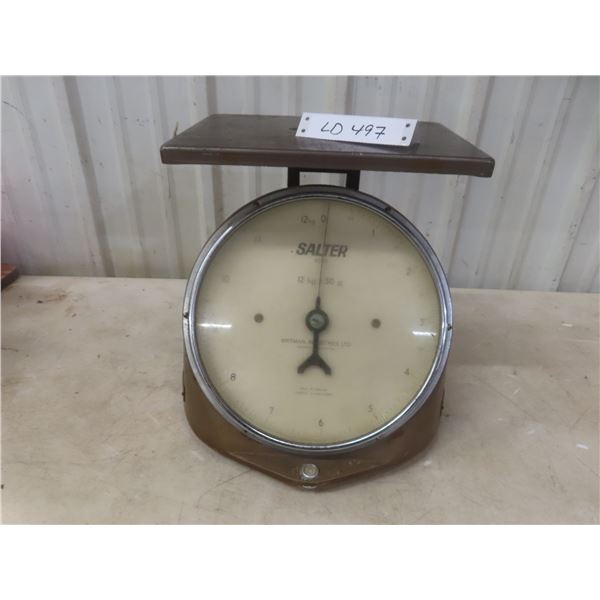 Vintage Sattler Commercial Weighing Scale