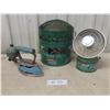 Image 1 : Coleman Adjustable Heater (3,000–5,000 BTU), Coleman Radiant Heater (3,000 BTU), And Coleman Sad Ir