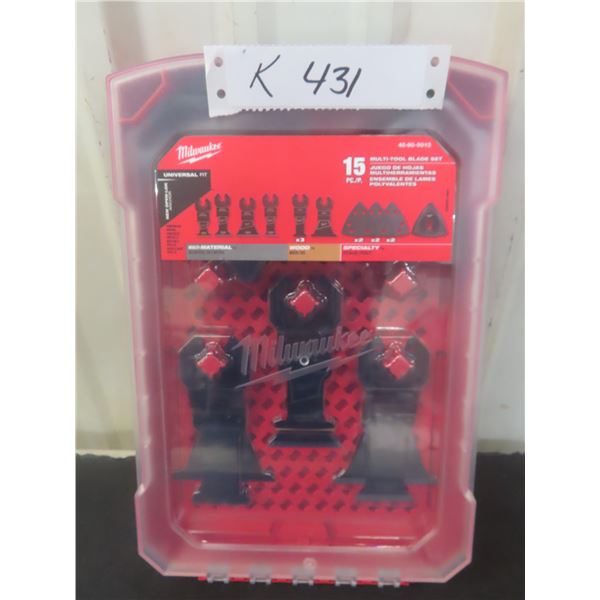 New Milwaukee 15-Piece Multi-Tool Blade Set