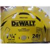 Image 2 : New DeWalt 7 1/4" Circular Saw Blades, 2-Pack