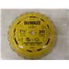 Image 5 : New DeWalt 7 1/4" Circular Saw Blades, 2-Pack