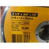 Image 2 : New DeWalt 4 1/2" x .045" Metal Cutoff Blades, 15-Pack