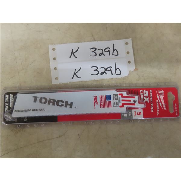 New Milwaukee Sawzall 6" Medium Metal Blades, 5-Pack