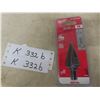 Image 1 : New Milwaukee Jam-Free Step Drill Bit #9 (7/8"–1 1/8")