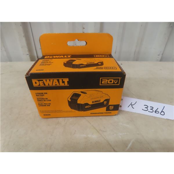 New 20V Lithium-Ion Battery