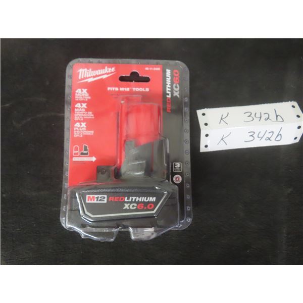 New Milwaukee M12 RedLithium 12V Battery