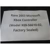 Image 5 : Rare Factory Sealed 2003 Microsoft Xbox Controller, Model X09-56610-02