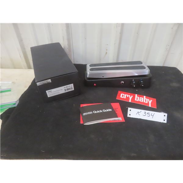 Jim Dunlop Custom Badass Dual Inductor Edition Cry Baby Wah Effects Pedal