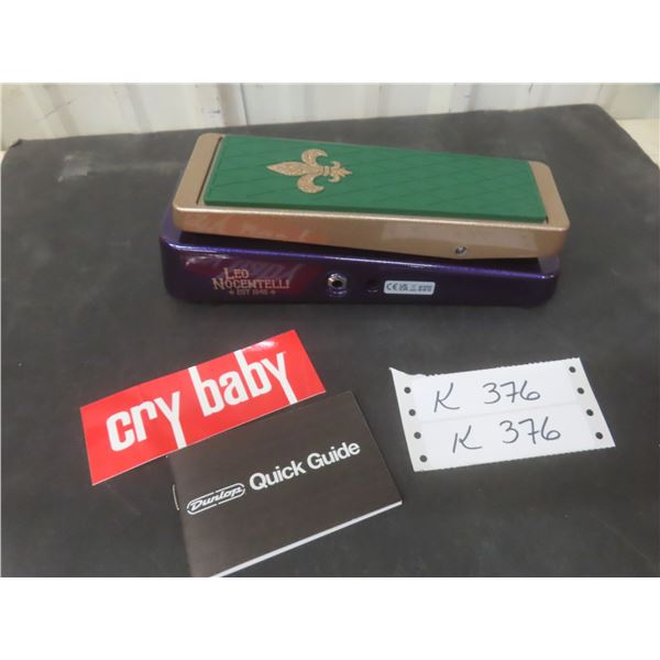Jim Dunlop Leo Nocentelli Signature Mardi Gras Cry Baby Wah Pedal