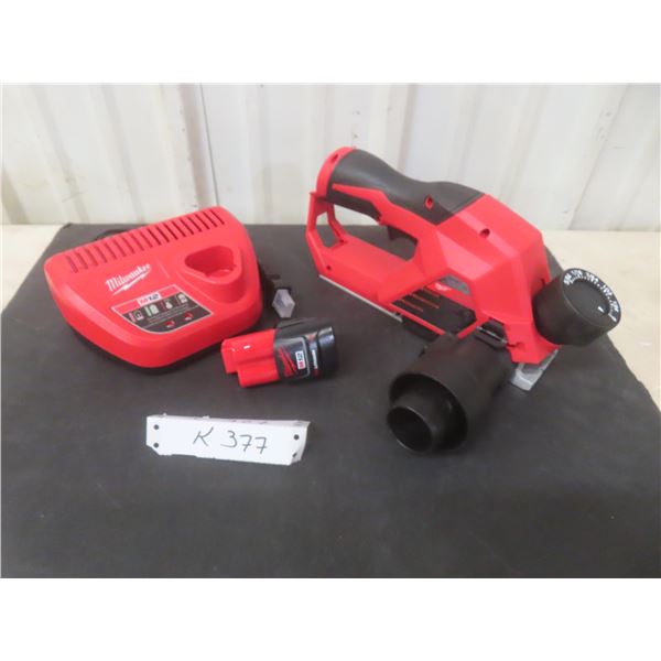 Milwaukee 12V Planer Battery and Charger