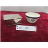 Image 1 : Vintage 1964 Manitoba Club Billiard Championship Trinket Box and Carleton Club Winnipeg Bowl
