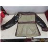 Image 8 : Vintage Skeet Shooting Shotgun Jacket Leather and Duck Canvas, Size 42.5 (Large)