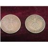 Image 2 : Four Vintage German Coins Eagle Emblems, Dated 1937, 1939, 1940, and 1943