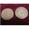 Image 3 : Four Vintage German Coins Eagle Emblems, Dated 1937, 1939, 1940, and 1943