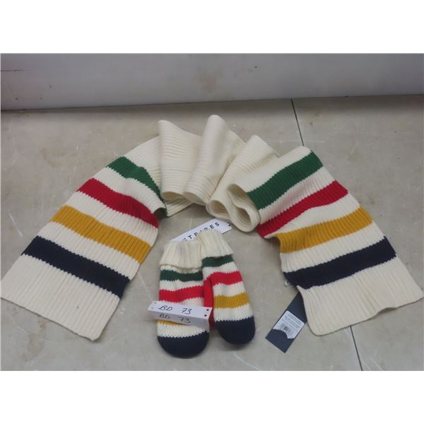 New! Hudson’s Bay Company Scarf and Mitts