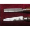 Image 4 : Vintage Buck 110 Folding Hunter Knife Leather Sheath and Two Russell Green River Works Knives