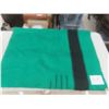 Image 4 : Minty! Hudson’s Bay Company Three and One-Half Point Wool Blanket, Green