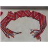 Image 9 : Two Métis First Nations Sashes Canvas Bag and Mitts