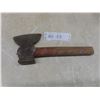 Image 1 : Antique Fur Trade Hand-Forged Axe Original Handle, Maker’s Mark, Head Measures Approximately 5