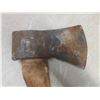 Image 5 : Large Antique Fur Trade Hand-Forged Hudson’s Bay Axe Replaced Handle, Maker’s Mark, Head