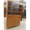 Image 11 : Display Cabinet With Two-Door Storage, 55" x 34" x 20"