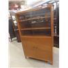 Image 1 : Display Cabinet With Two-Door Storage, 55" x 34" x 20"